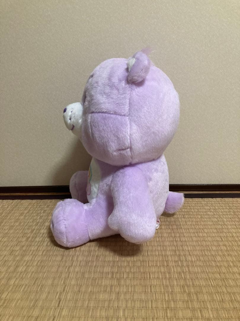 ケアベア ぬいぐるみ 紫色 約36㎝ - メルカリ