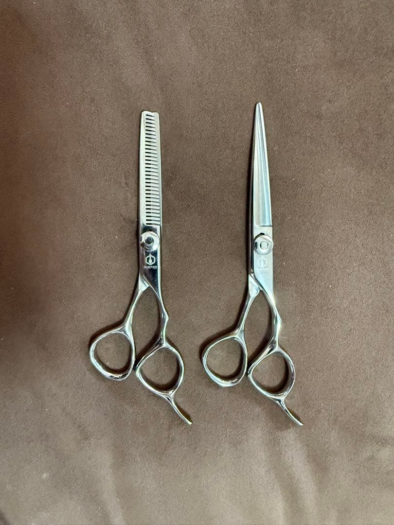 スパスパ切れる理美容師プロ用セニングシザー10％人気の溝無し