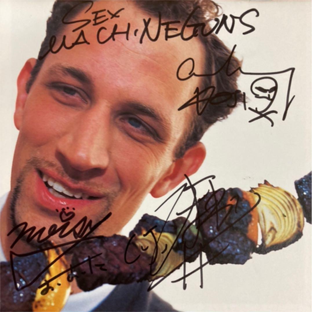 セックス・マシンガンズ】メンバー直筆サイン入りCDジャケット