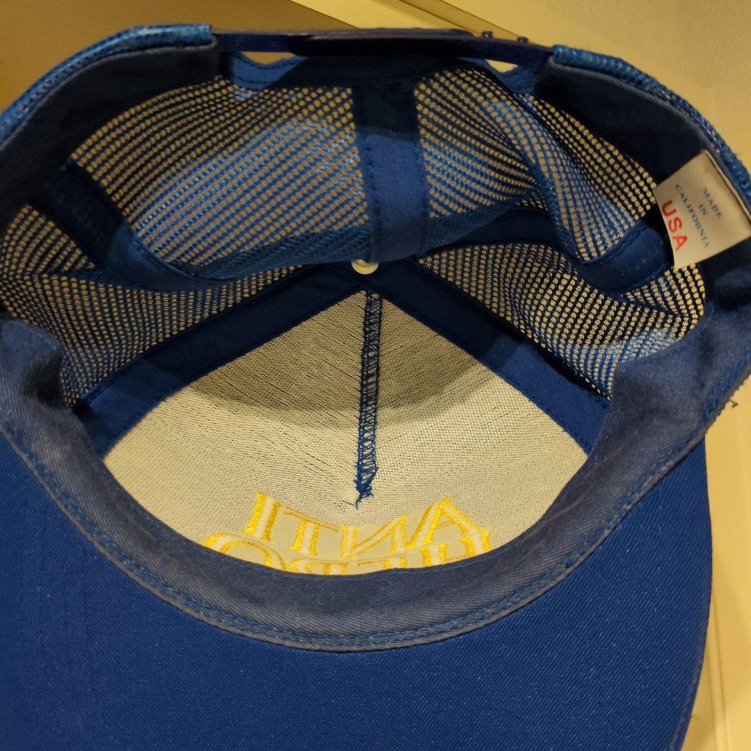 希少 90s ANTI HERO メッシュキャップ 青 USA製 スケーター