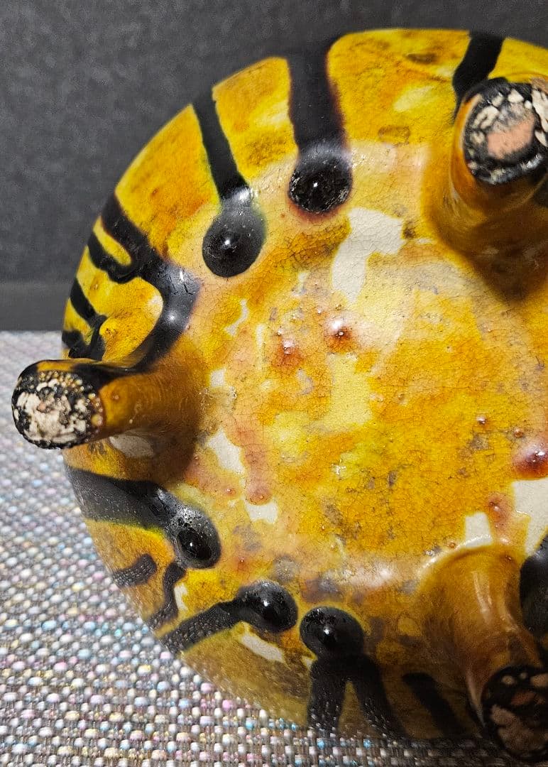 中国古美術 中国古陶磁器 古玩 時代物 遼三彩 鶏頭鶏冠形 手付水注