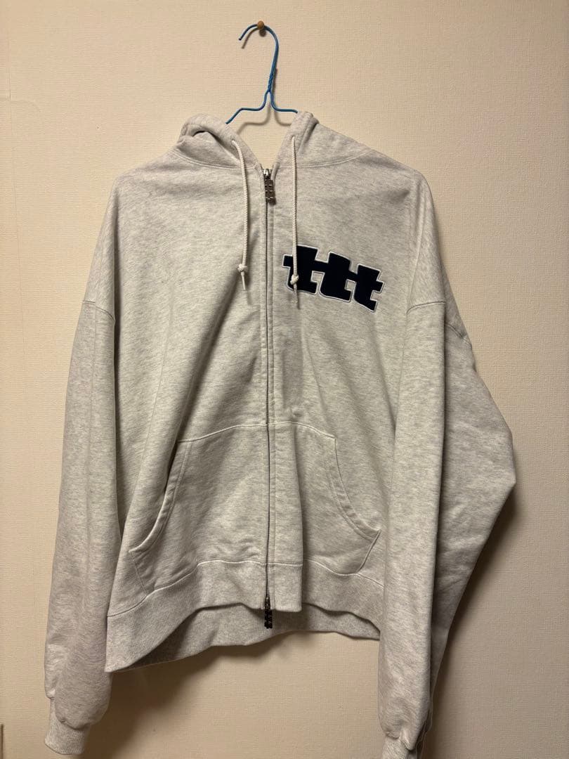 tttmsw TTT LOGO zipup hoodie（ASH） Mサイズ - メルカリ