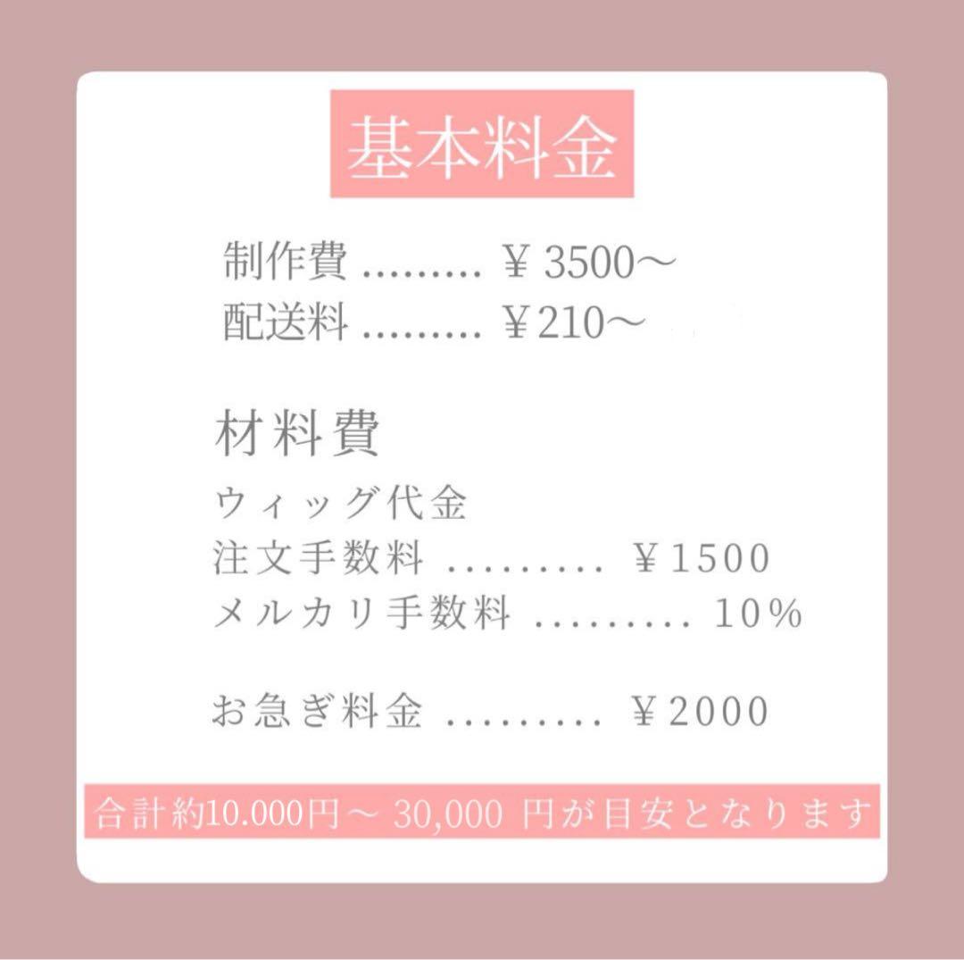 コスプレウィッグオーダー 専用ページ【結い上げ専用 】忍たま乱太郎