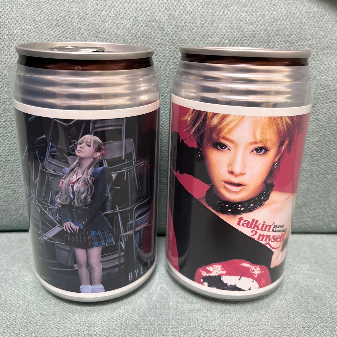 2個セット】浜崎あゆみ ayu缶 あゆ缶 ステッカー オリジナルラベル
