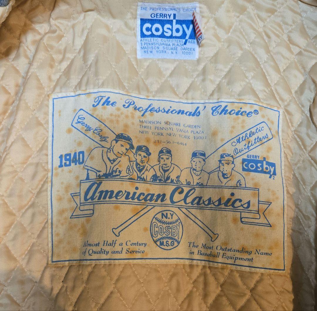 GERRY Cosby 90s ビンテージ 牛革 レザー スタジャン ジャケット