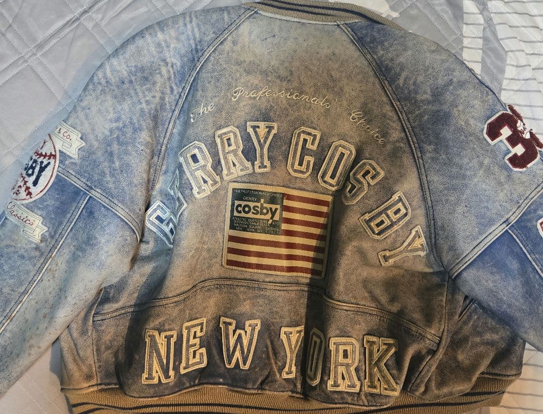 GERRY Cosby 90s ビンテージ 牛革 レザー スタジャン ジャケット
