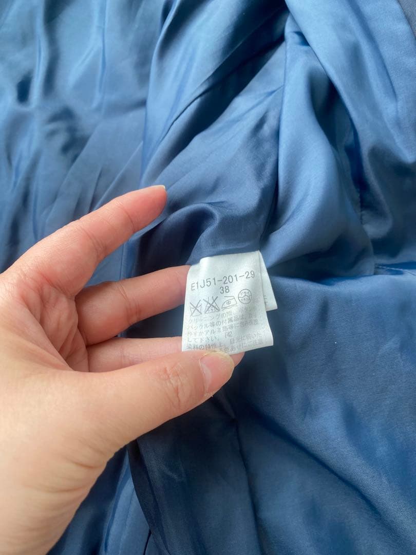 極美品 バーバリーブルーレーベル コートワンピ38 - メルカリ