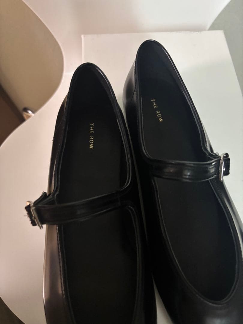 新品・未使用】ザロウ メリージェーン ブラック 37 フラットシューズ