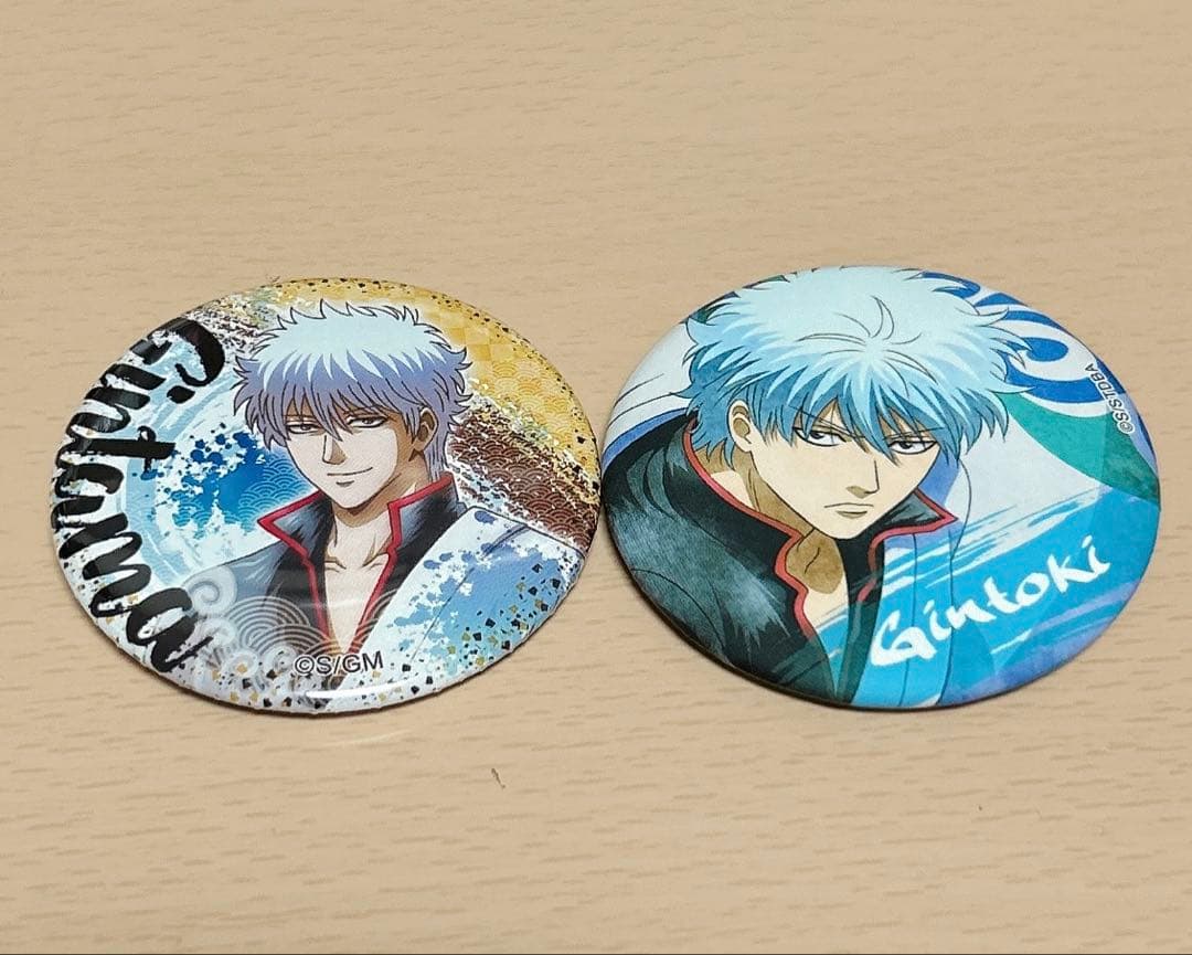 銀魂 坂田銀時 缶バッジ2種 - メルカリ