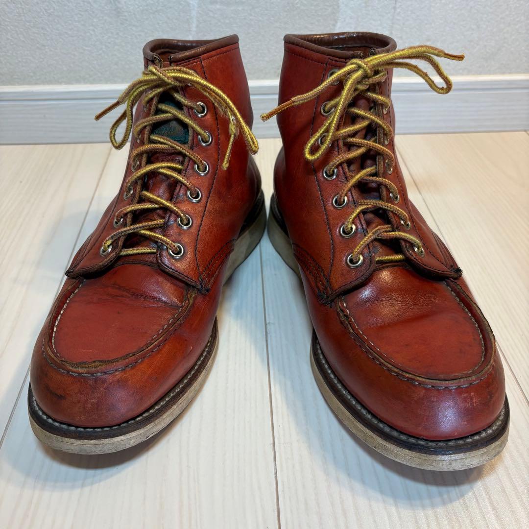 希少/90s】レッドウィング 875 半円犬タグ 赤茶 オリジナル箱付 7E