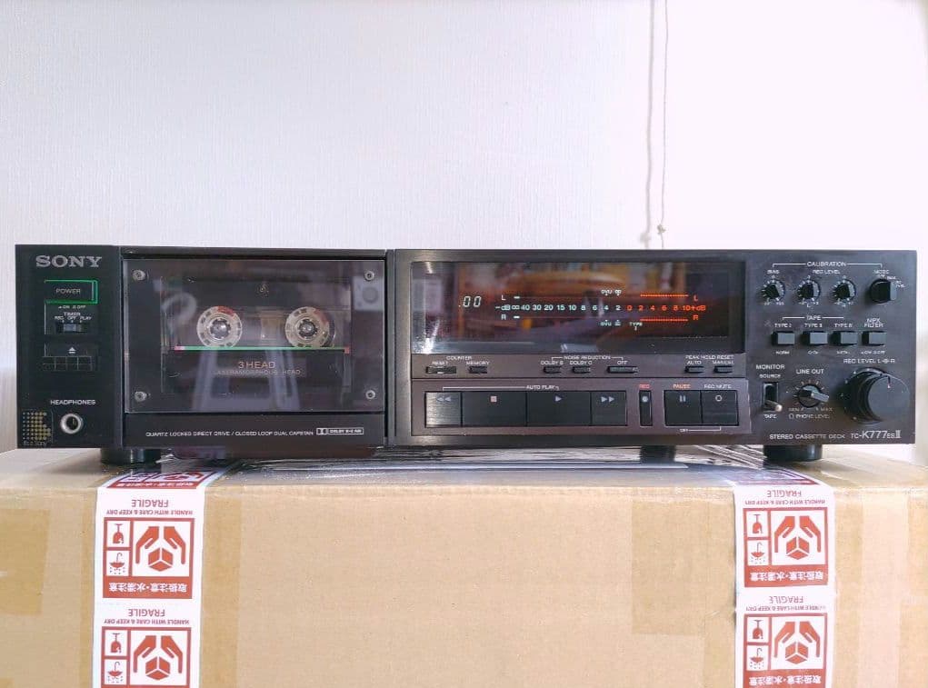 SONY TC-K777ES-2カセットデッキ 動作確認済み SONY カセットデッキ TC-K777ES Ⅱ高価買取実績 オーディオ高額査定