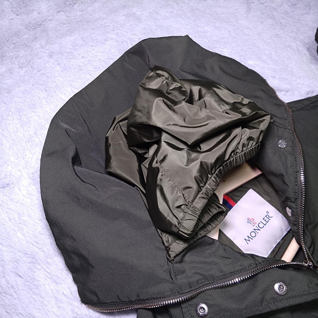 美品モンクレール、モッズコートジャケット、ダブルジップ、ルーマニア