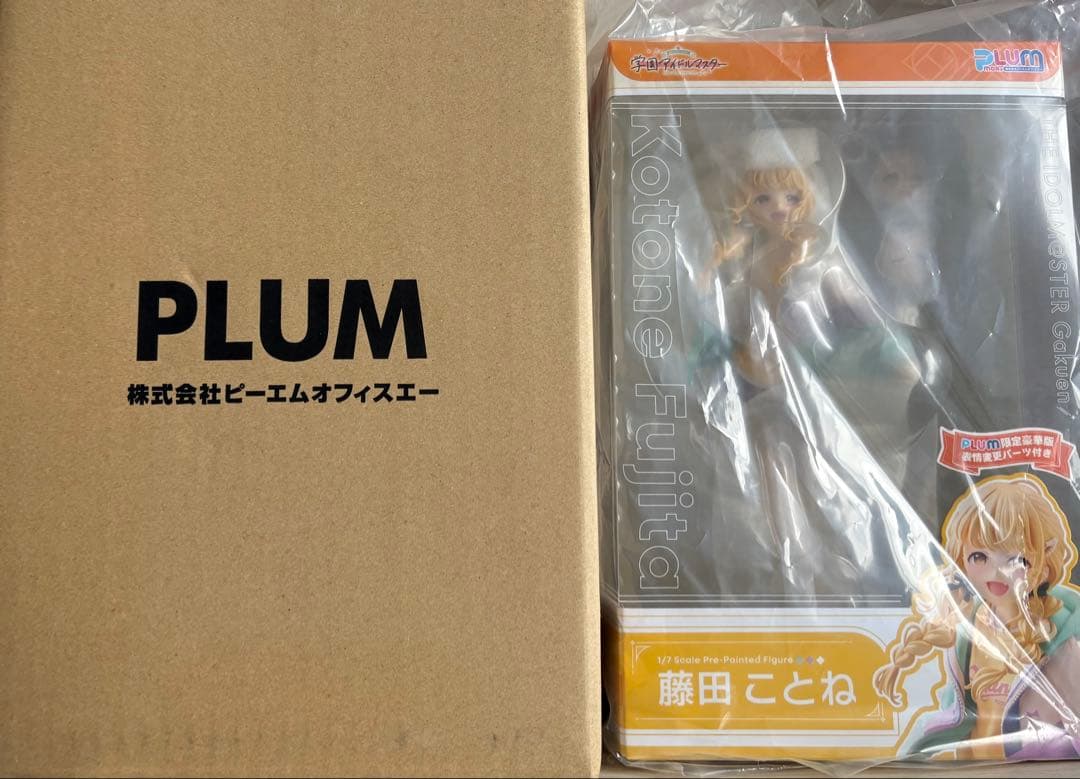 PLUM限定豪華版 藤田琴音ことね　フィギュア新品未開封　学園アイドルマスター RE:【情報】PLUM《學園偶像大師》藤田琴音1/7比例模型日本開始預購2F