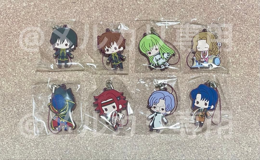 コードギアス 反逆のルルーシュ ラバーストラップコレクション 限定