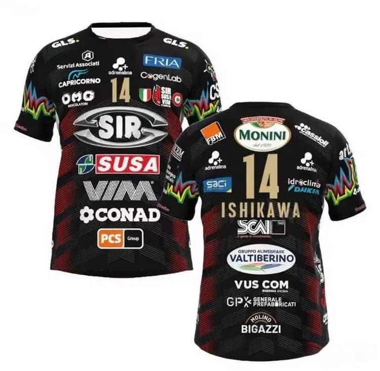 石川祐希選手着用 ペルージャ セリエA ユニフォーム - メルカリ