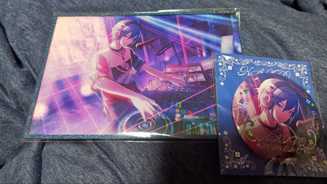 プロセカプロジェクトセカイはぴこれくじKAITOバースデー アクリル色紙