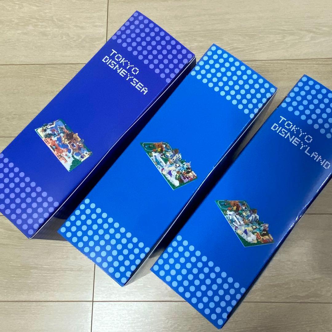 廃盤品 レア ディズニーランド旧、新、ディズニーシー。ナノブロック