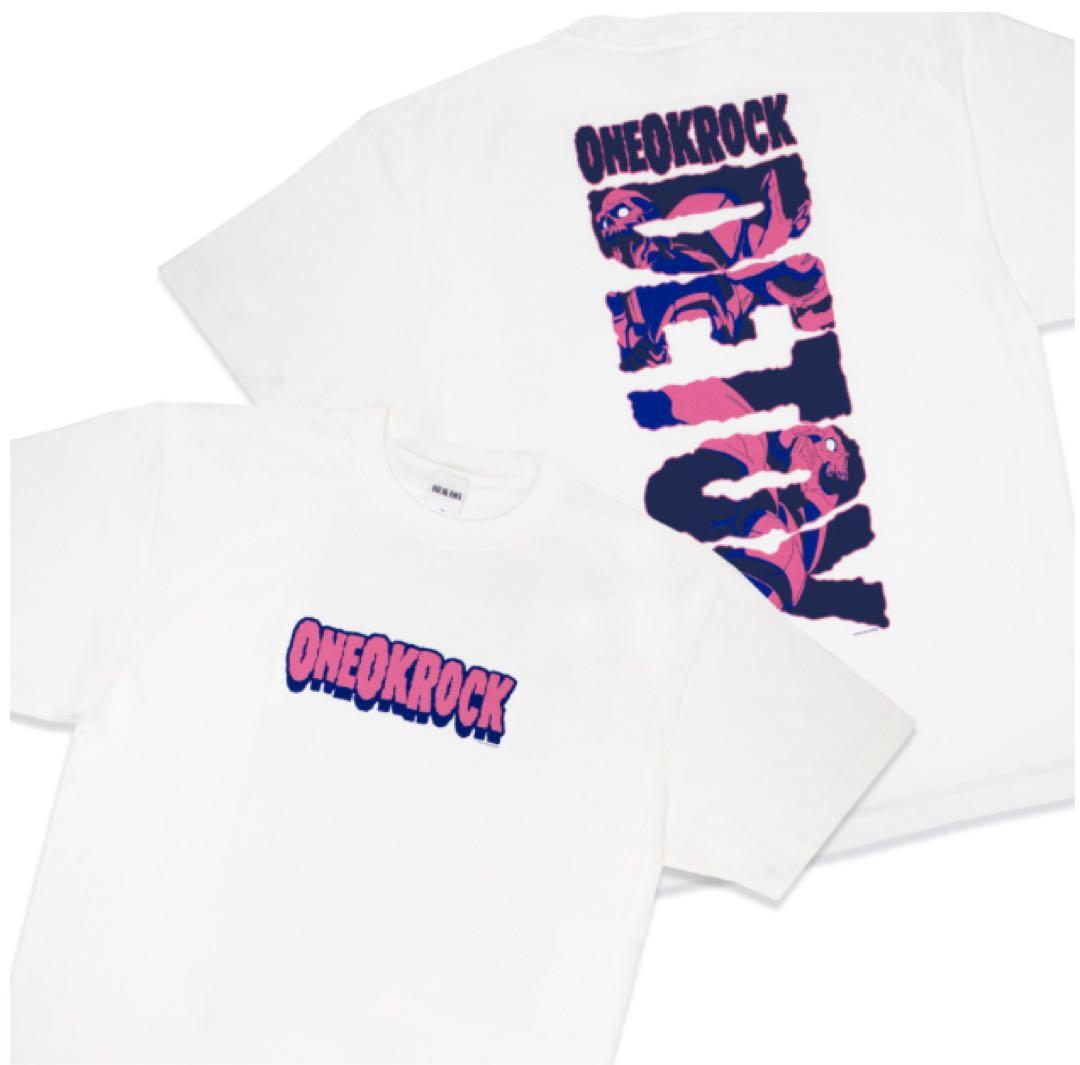 ONE OK ROCK DETOX TOUR Tシャツ XL ホワイト ピンク - メルカリ