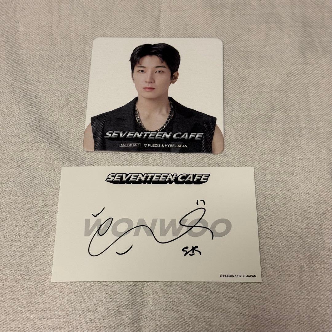 SEVENTEEN CAFE ウォヌ コースター - メルカリ