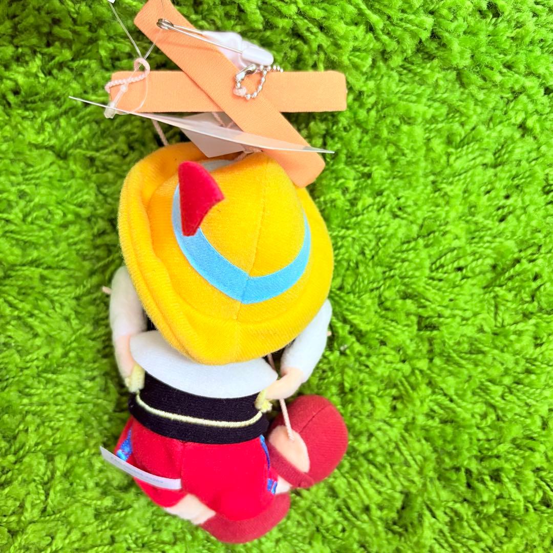 ピノキオ ぬいぐるみバッジ ファウルフェロー ディズニー ジミニー