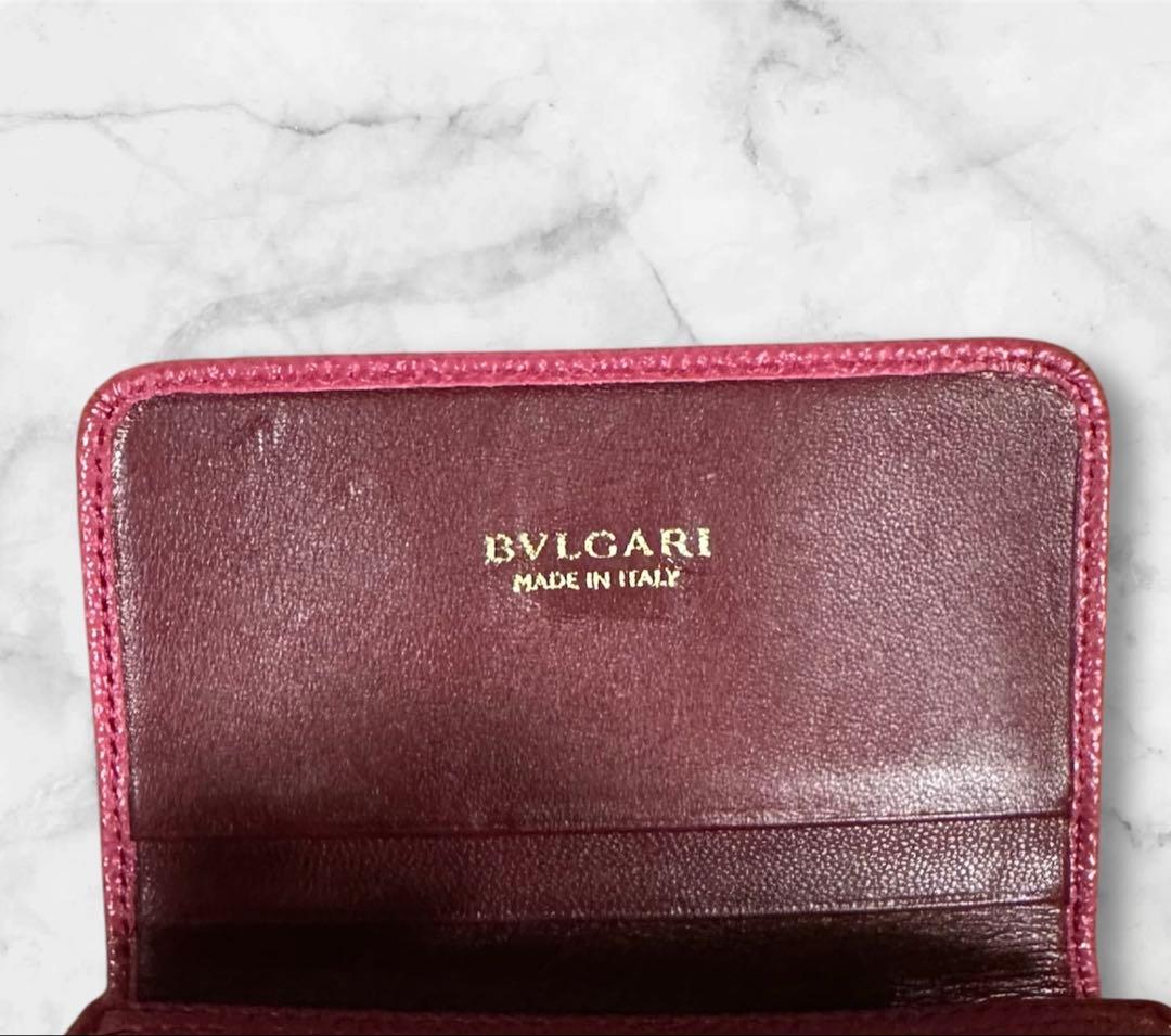 ブルガリ 名刺入れ カードケース ロゴクリップ レザー ビジネスの通販