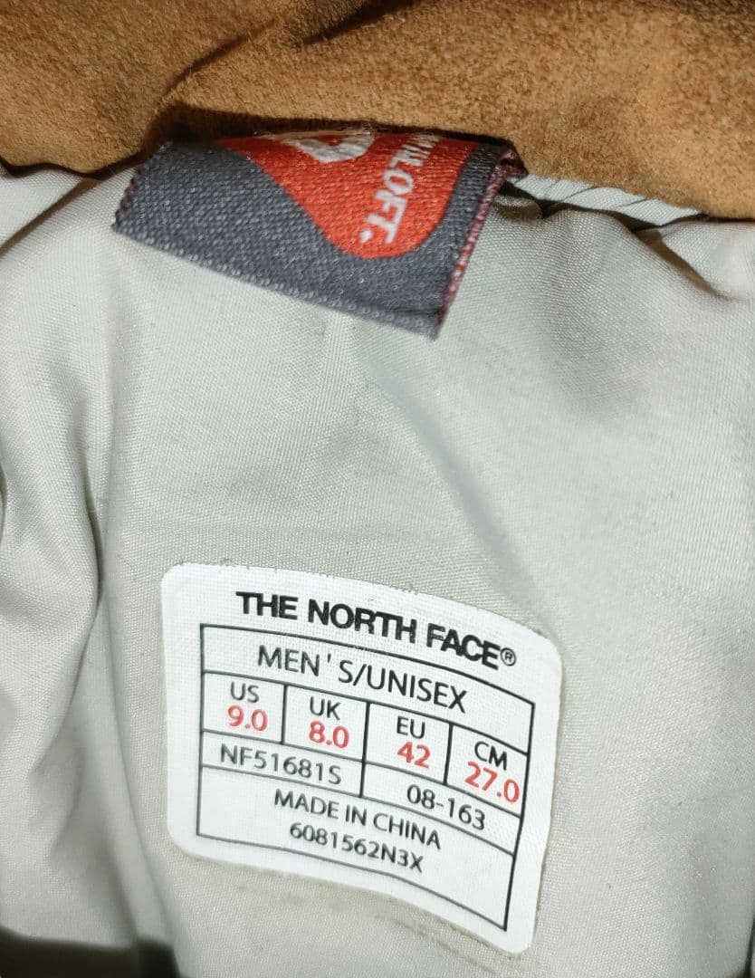 美品 ノースフェイス SHIPS 別注NF51681 ヌプシブーツ 27.0cm