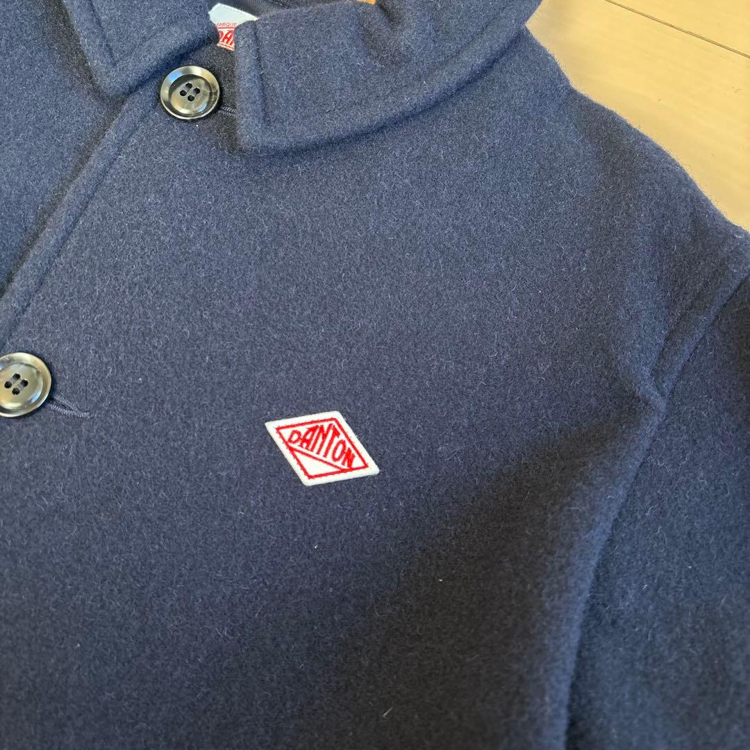 DANTON 24AW ギャザーショートコート WOMEN ネイビー - メルカリ