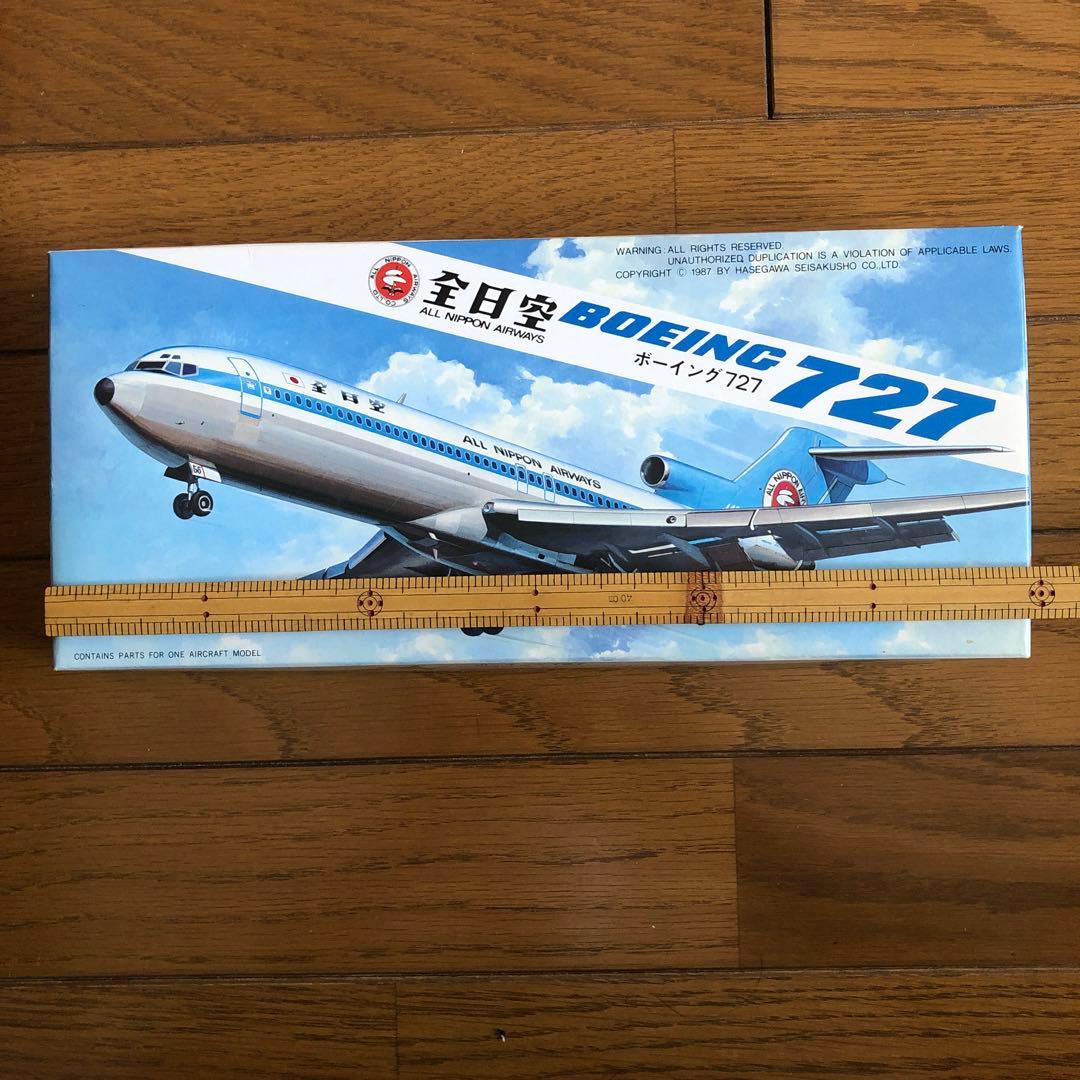 ハセガワプラモデル1/200 全日空ボーイング727 - メルカリ