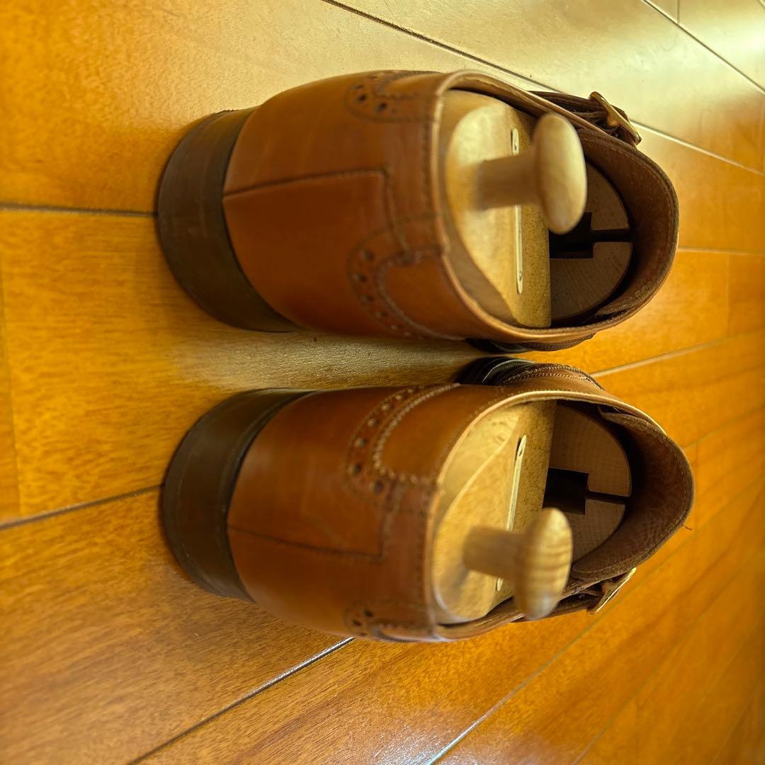 『美品』ロイドフットウェア モンクストラップ メダリオン 25.5cm