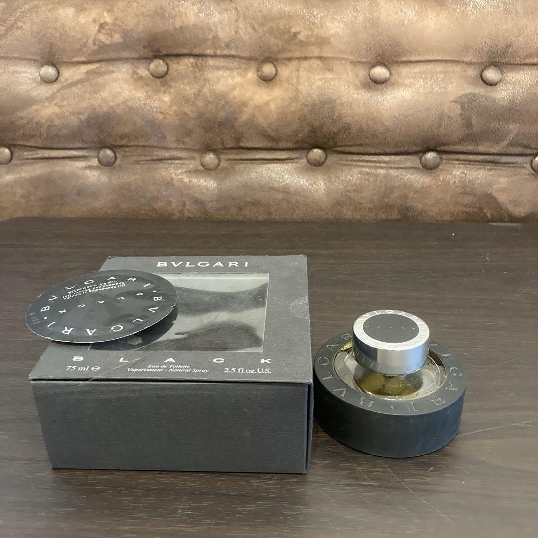 【未使用　廃盤】BVLGARI BLACK オードトワレ 75ml 　ブルガリ BVLGARI ブルガリ BLACK ブラック オードトワレ 75ml 廃盤品 - メルカリ