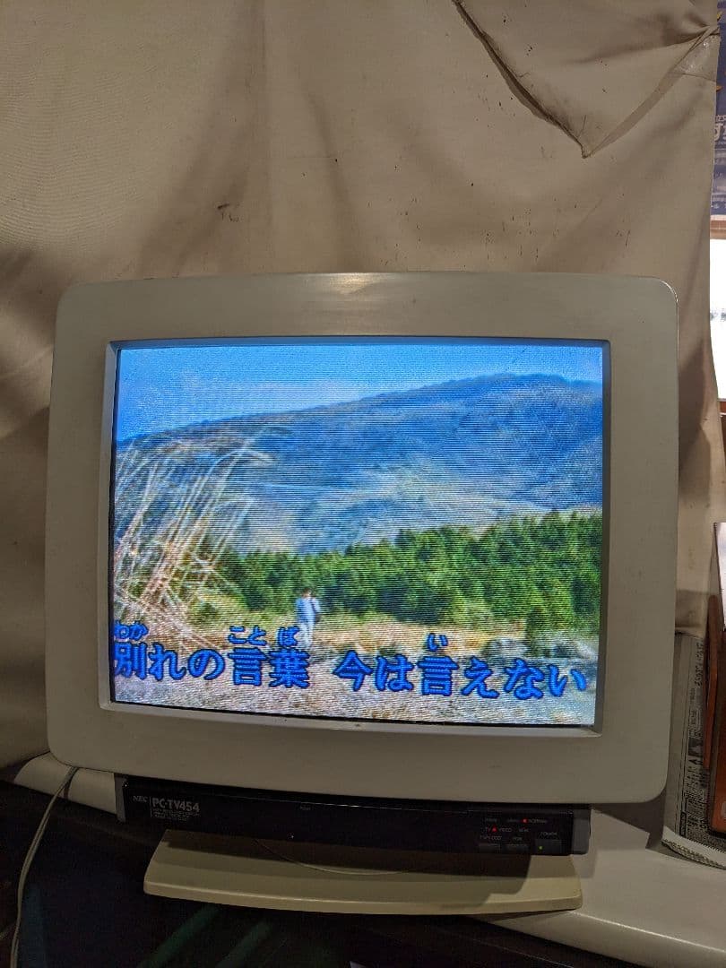 NEC PC-TV454 カラーディスプレイRGBマルチ入力ブラウン管テレビ