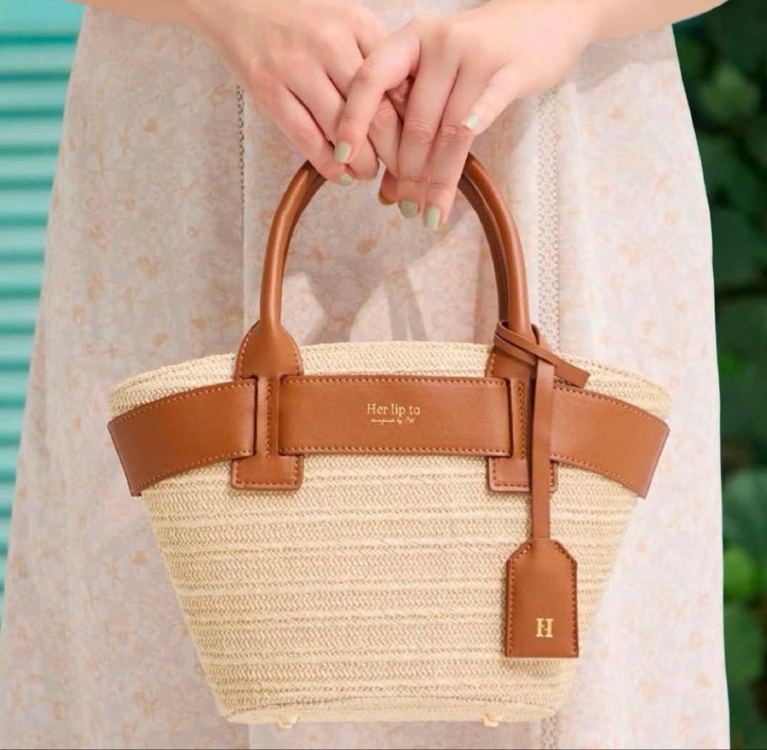 Her lip to Palma Mini Tote Bag ブラウン - メルカリ