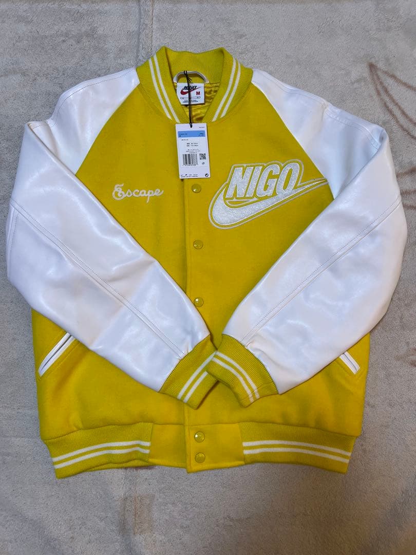 希少カラー！ナイキ x NIGO コラボ NRG Varsity Jacket - メルカリ