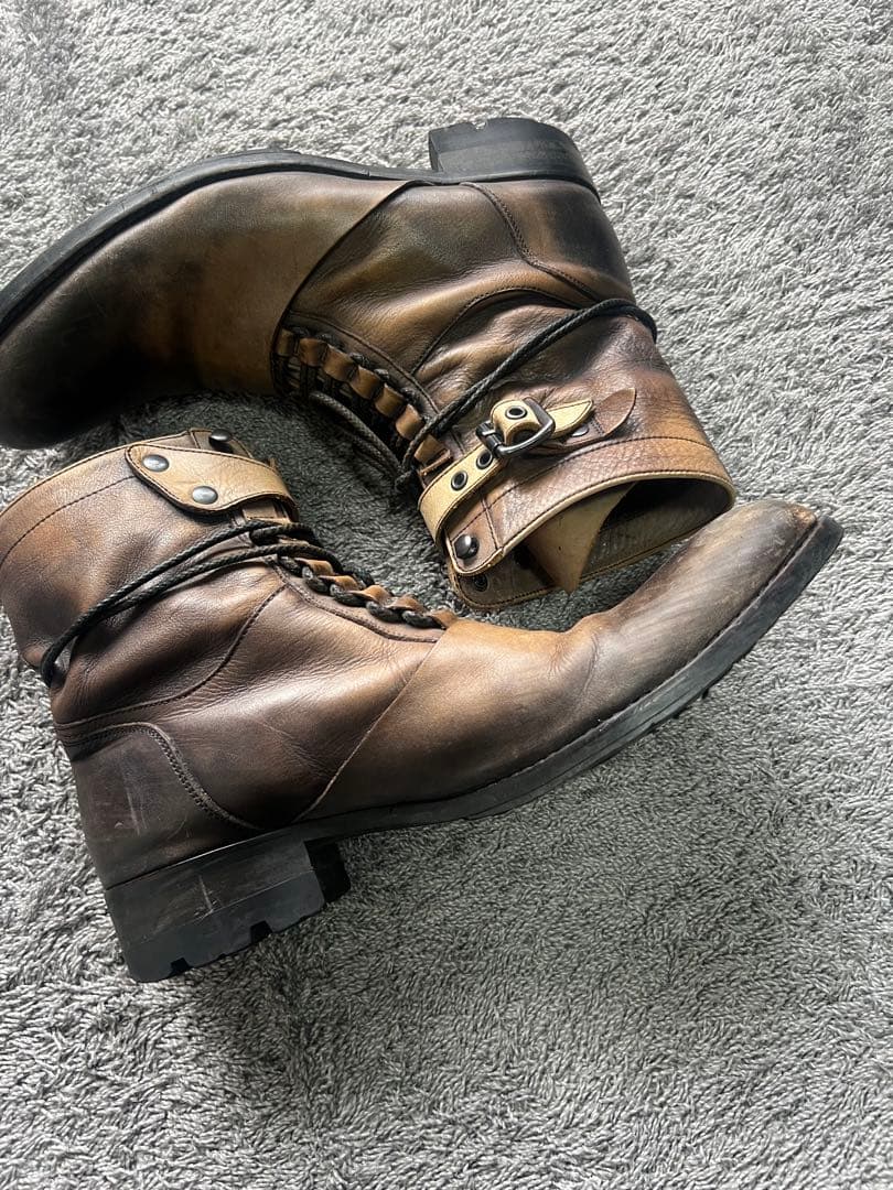 靴 \"alfredoBANNISTER\" Lace Up Leather Boots