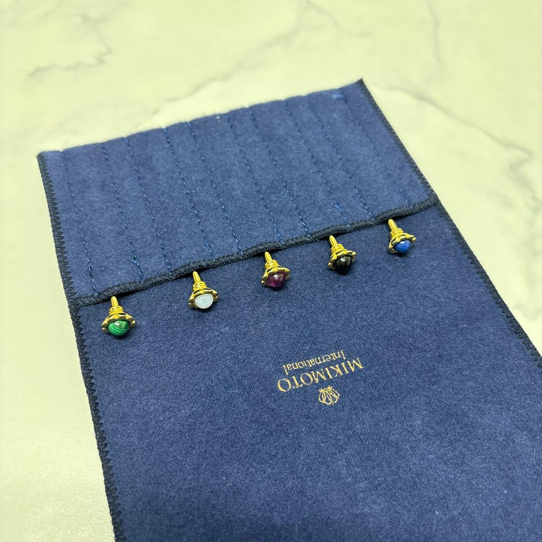 0225 ミキモト 半貴石 フルーツピック 未使用 希少 レア ※値下げ不可