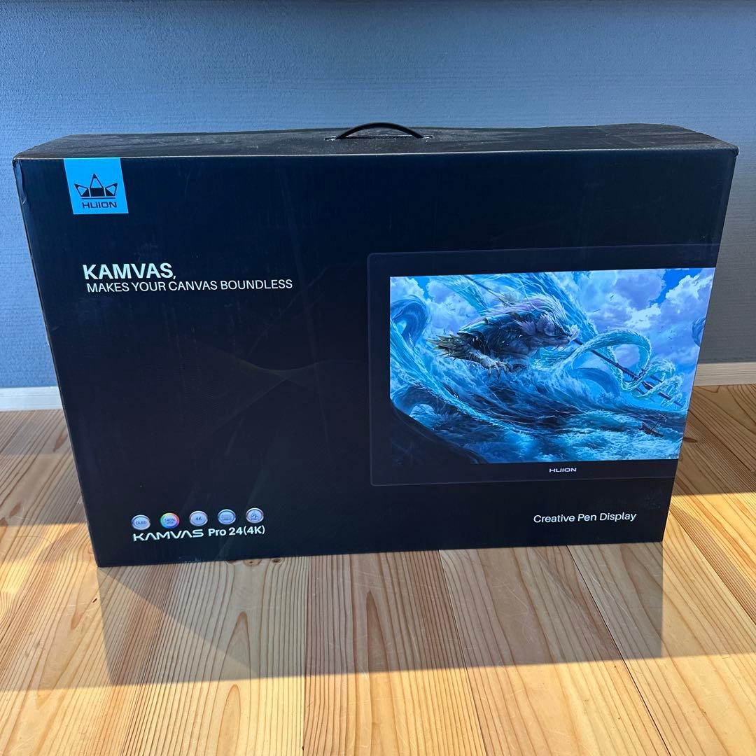 HUION KAMVAS Pro 24(4K) キーボードホルダー付き Kamvas Pro 24 (4K) UHD Pen Display for Professional Artist | Huion