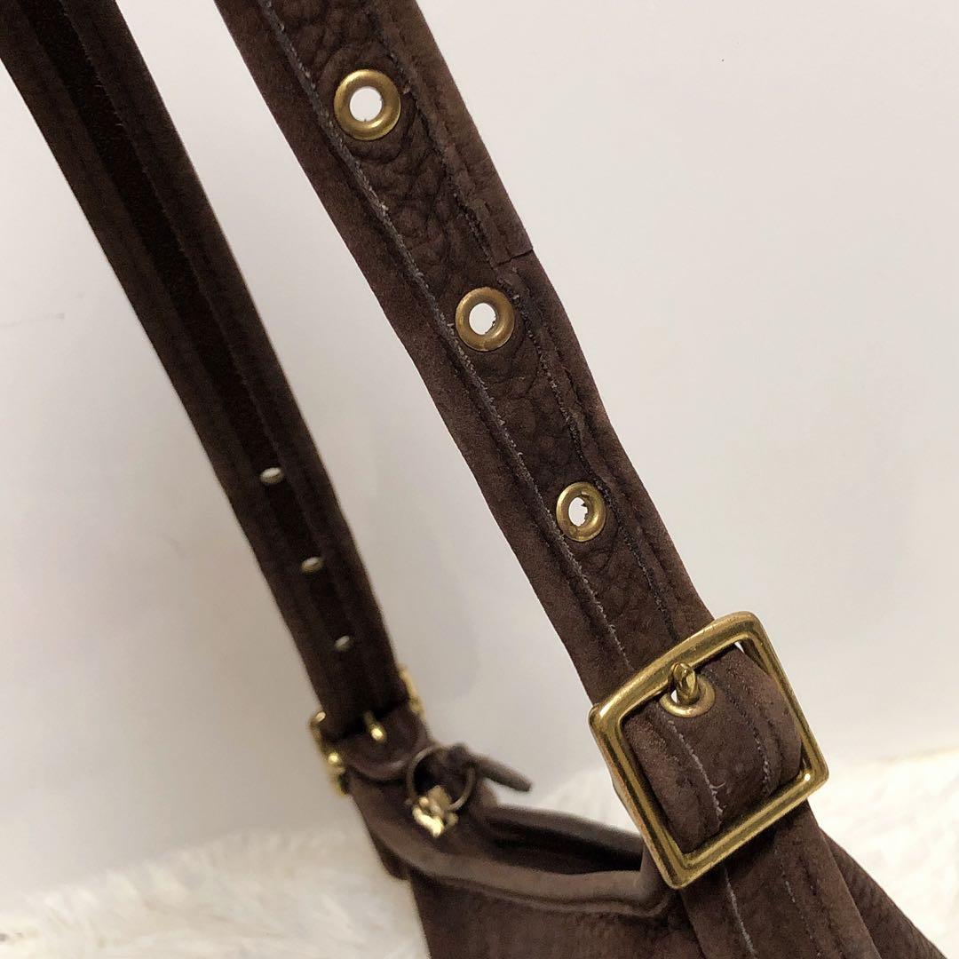 希少品✨️】オールドコーチ ミニショルダーバッグ レザー 巾着型 円型