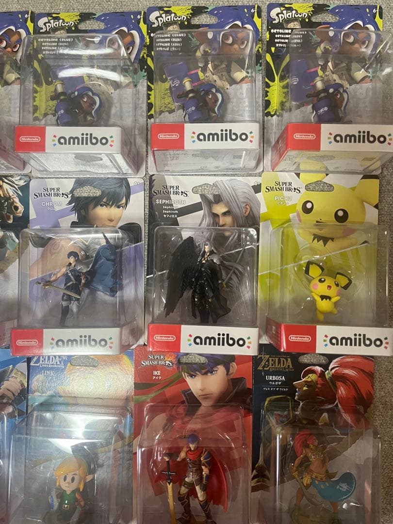 未開封 amiibo ファイヤーエムブレム ゼルダ スプラトゥーン 23個