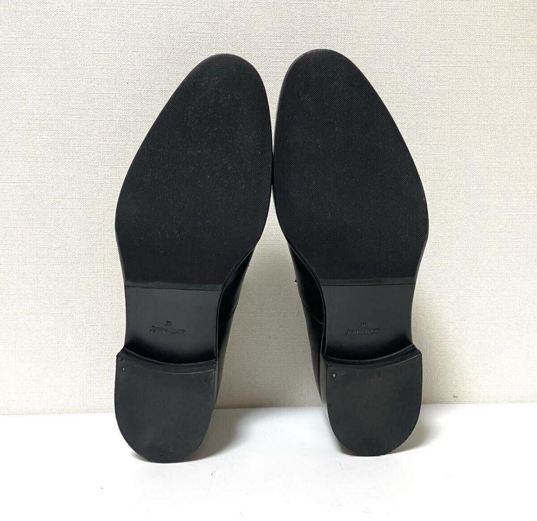 極美品 定価30万円 ジョンロブ最高級ライン ガルニエ 9E 黒 プレーン