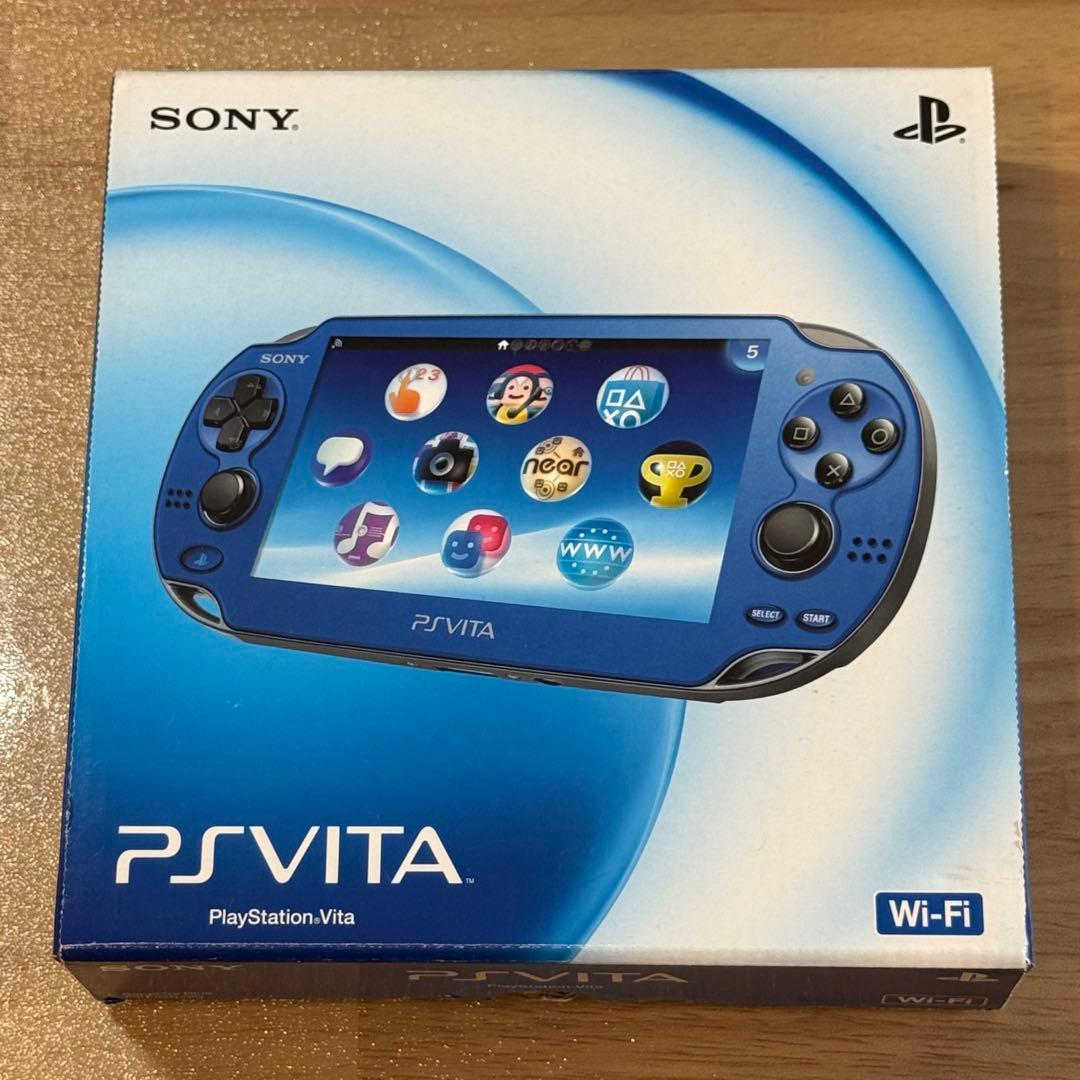 9-042 PSVITA PCH-1000 サファイア・ブルー 箱付き Amazon | PlayStationVita Wi-Fiモデル サファイア・ブルー (PCH-1000