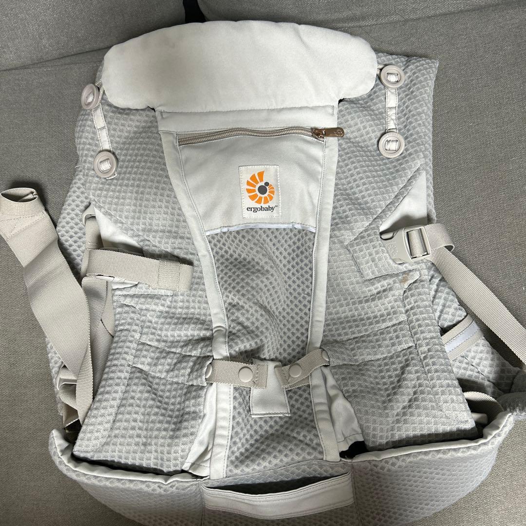 OMNI エルゴ 抱っこ紐 オムニブリーズ パールグレー Breeze
