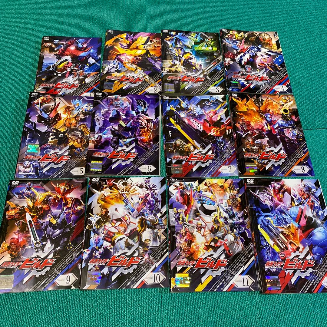 仮面ライダービルド DVD全巻12本セット 特撮 レンタルアップ - メルカリ