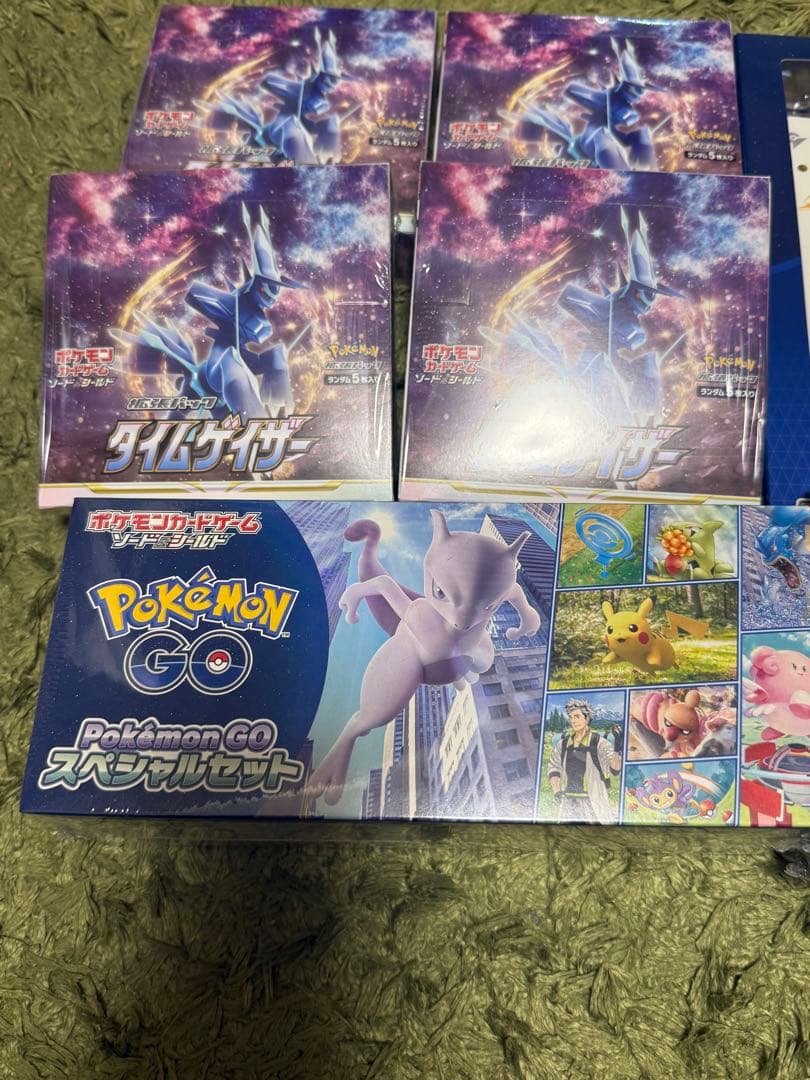 シュリンク未開封】タイムゲイザー4箱＆白熱のアルカナ2箱、ポケモン