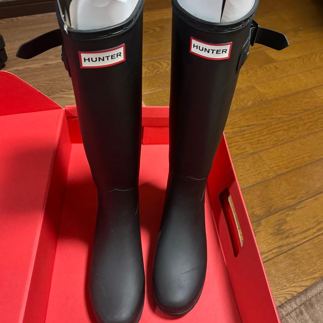 Hunter レインブーツ リファインドブーツ 23cm 24cm 大草直子 - メルカリ