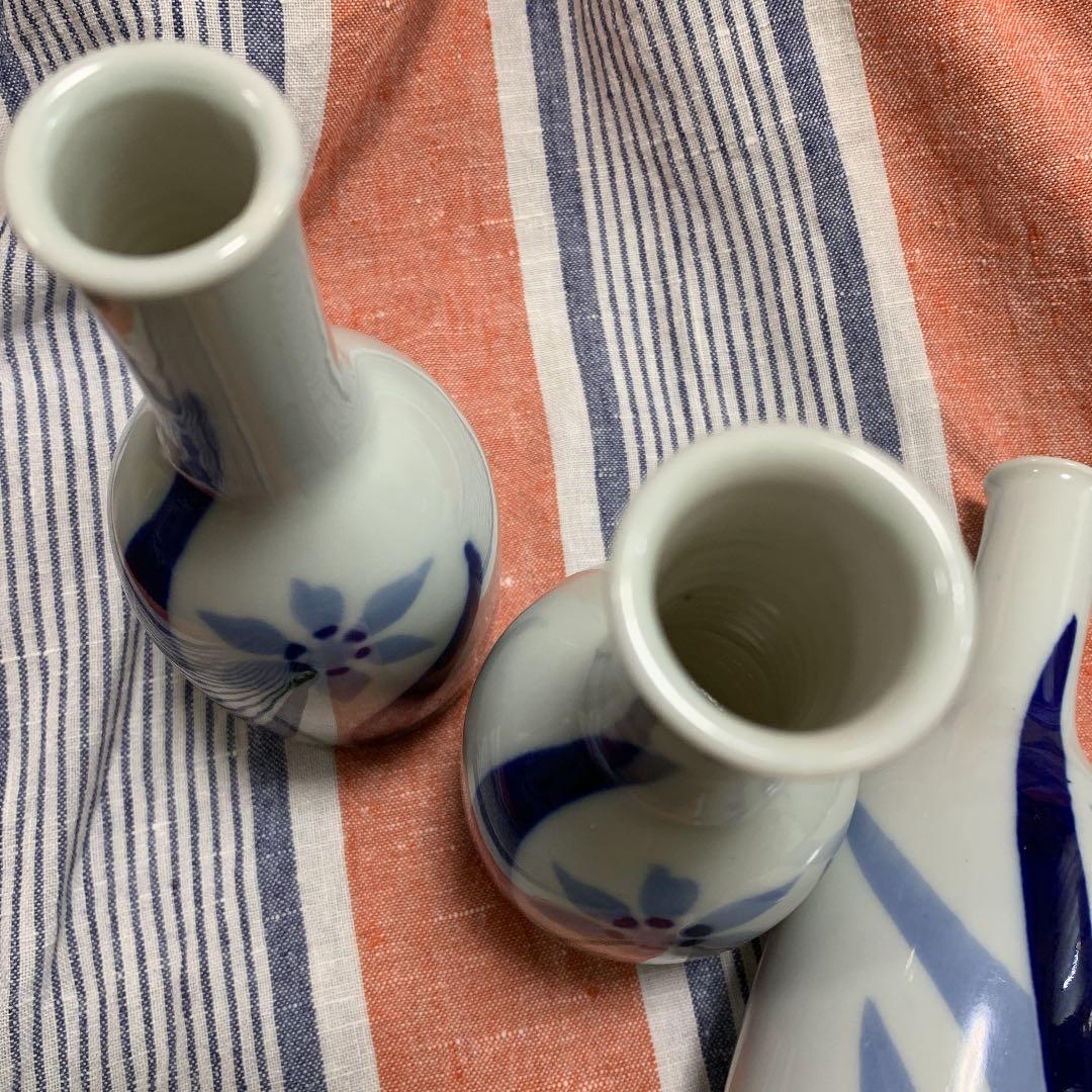 値下げ中！茶道具 竹泉 徳利 手描き 水仙 とっくり