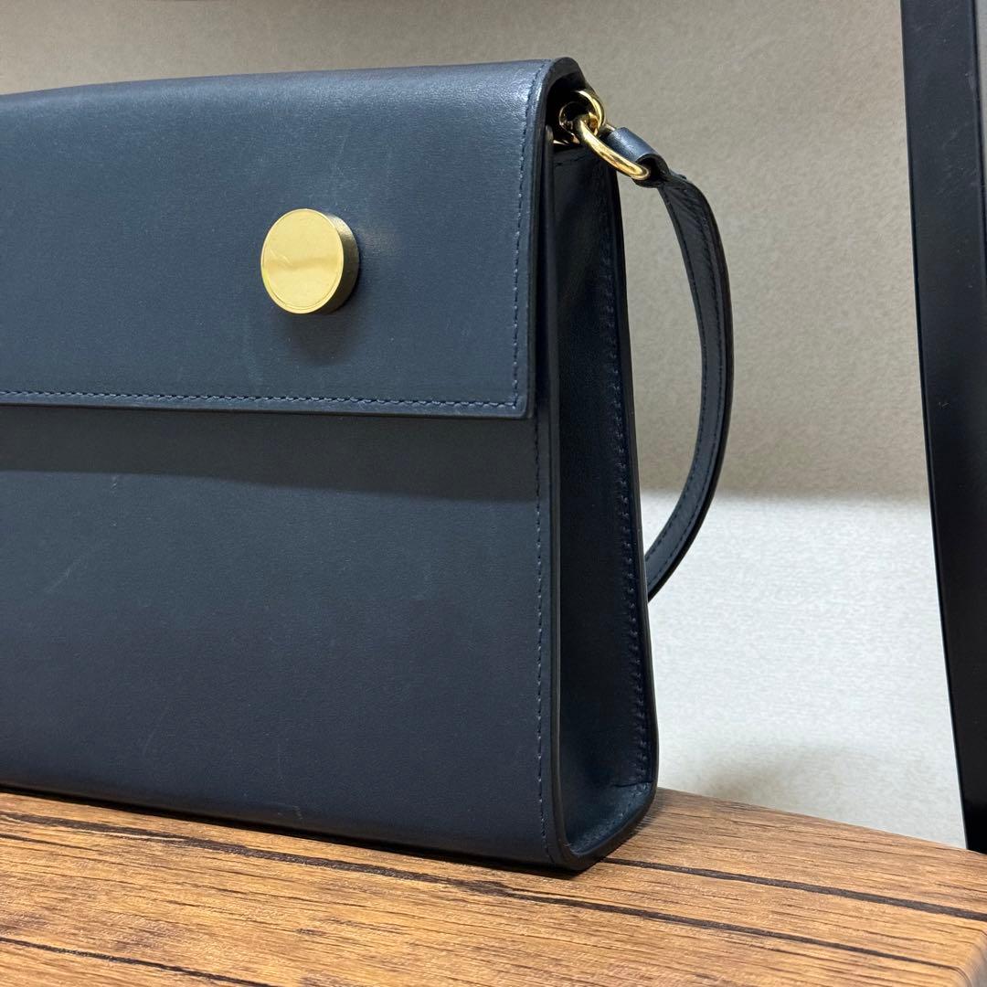 希少！RSVP GOLDEN EYES スムースカーフスキンショルダー ネイビー