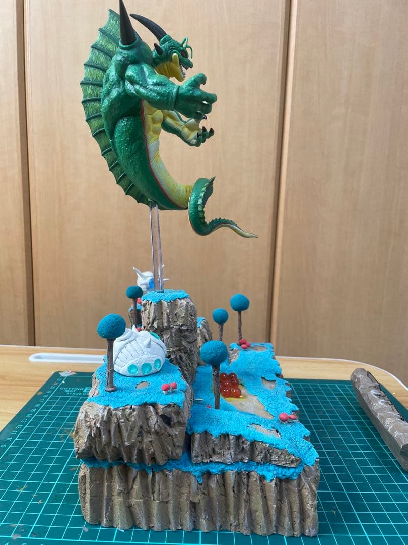 ドラゴンボール ナメック星 ジオラマ 自作 リペイント - メルカリ