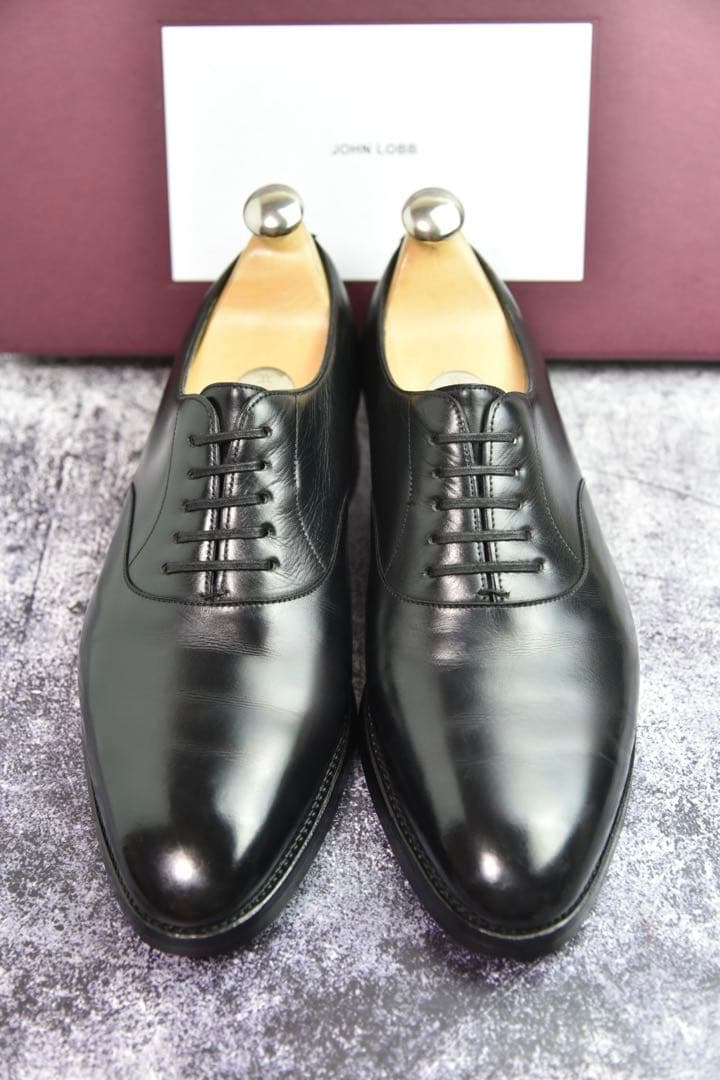 ジョンロブ ガルニエ 7E 黒 8695ラスト プレーントゥ プレステージ