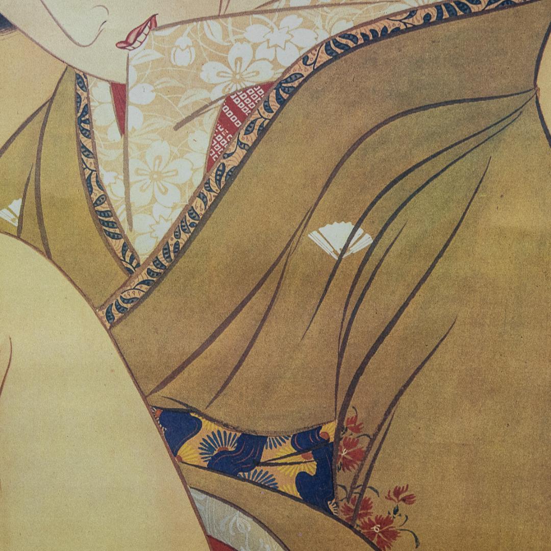 掛軸-1112 伝 葛飾北斎 春草図 印刷工芸作品 - メルカリ