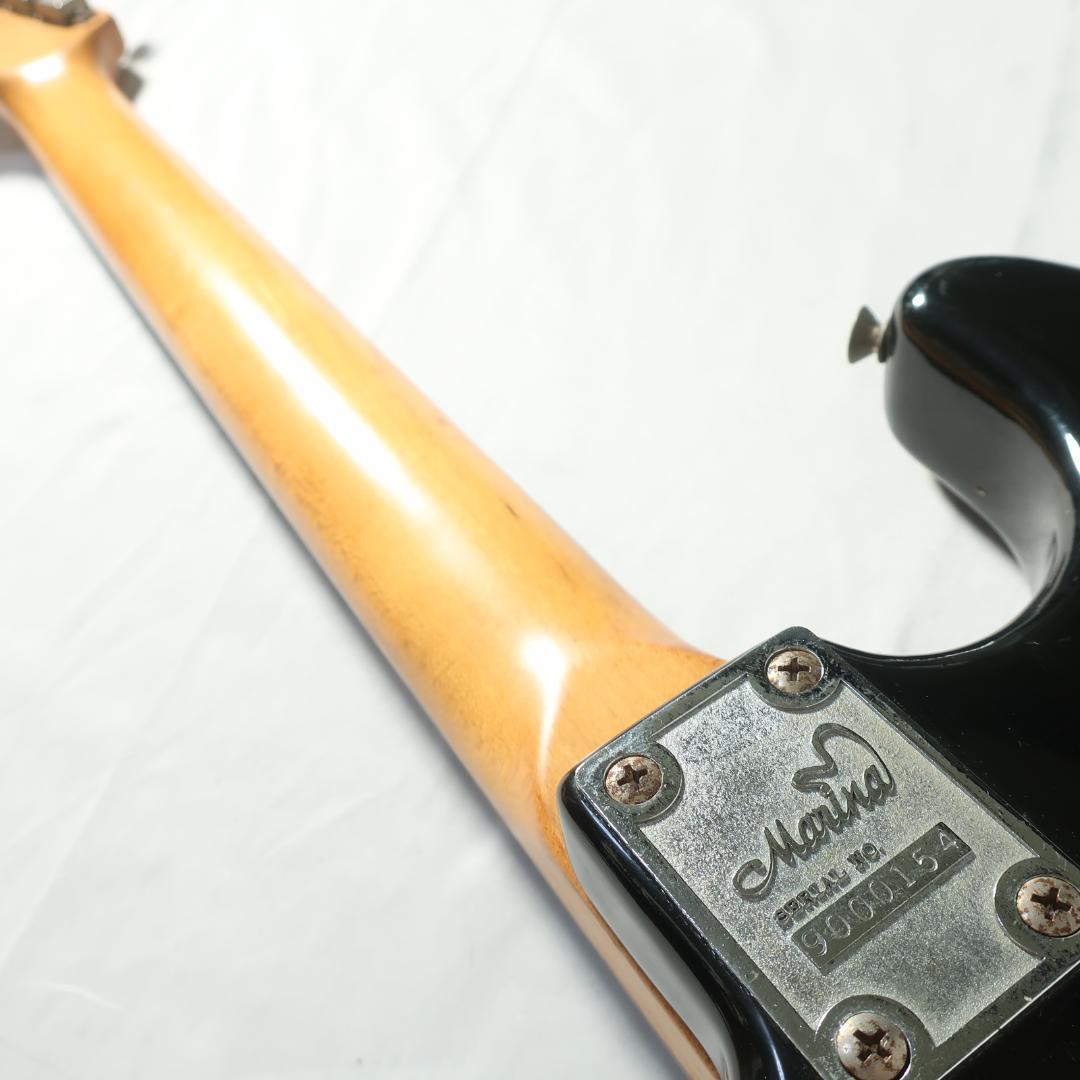 Marina M-STストラトタイプ エレキギター ケース付 ビンテージ中信楽器